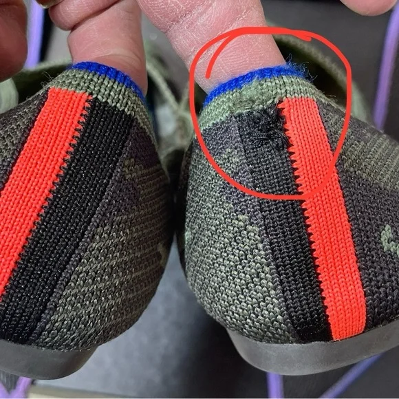 Rothy's The Point in camouflage green, size 7 W‎ - Picture 10 of 11